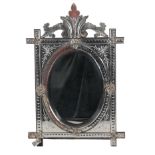 A VENETIAN GLASS MIRROR