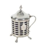 A VICTORIAN SILVER SUGAR SIFTER