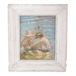 ASCRIBED TO WILLIAM MCTAGGART (1903-1981) Children at the beach