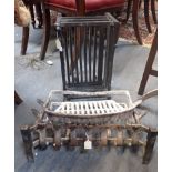 TWO IRON FIRE BASKETS