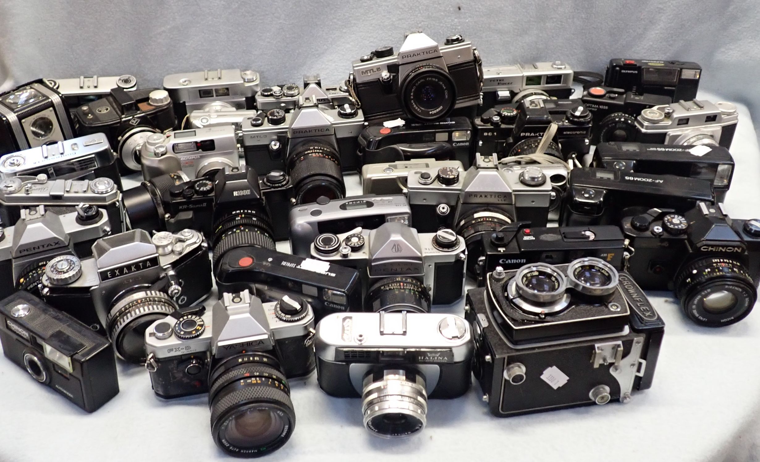 A COLLECTION OF CAMERAS