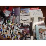 A COLLECTION OF ARTIST'S MATERIALS