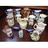 A COLLECTION OF VICTORIAN AND LATER JUGS