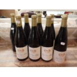 NINE BOTTLES OF CHATEAU ESTEVE D'UCHAUX GRANDE RESERVE 2012