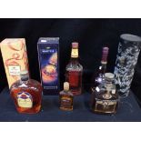 A COLLECTION OF COGNAC AND WHISKY