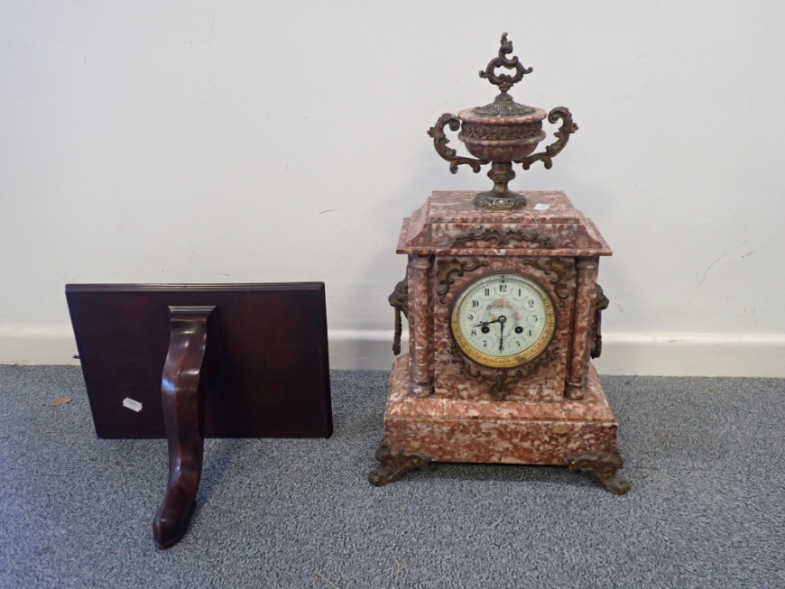 A FRENCH MANTLE CLOCK