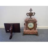 A FRENCH MANTLE CLOCK