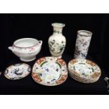 A COLLECTION OF MASON'S IRONSTONE CHINA