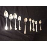 A COLLECTION OF SILVER SPOONS