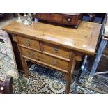 A CHINESE CHEST WITH THREE DRAWERS