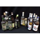 A COLLECTION OF PASTIS DE MARSEILLE AND OTHER SPIRITS