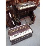 A VICTORIAN FOLDING MISSIONARY ORGAN