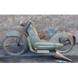 A 1957 MONET-GOYON STARLETT MOTORBIKE