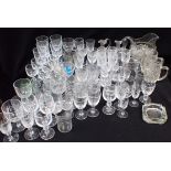 A COLLECTION OF GLASSWARE