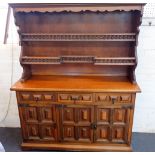 AN ITALIAN WALNUT DRESSER