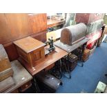 A WILCOX & GIBBS TREADLE SEWING MACHINE