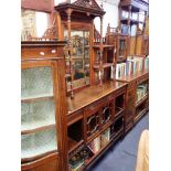 A LATE VICTORIAN MAHOGANY PARLOUR CABINET