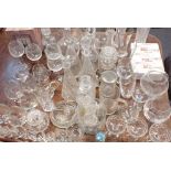 A LARGE QUANTITY OF DOMESTIC GLASSWARE