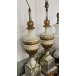 A PAIR OF NEOCLASSICAL TABLE LAMPS