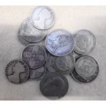 A COLLECTION OF BRITISH SILVER COINS