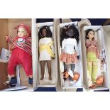 PHILIP HEATH DOLLS: BEATRICE, STEPHANIE AND PATRICIA