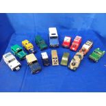 A COLLECTION OF TOY LANDROVERS