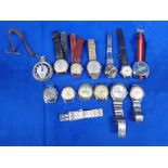 A QUANTITY OF WATCHES, MOSTLY MECHANICAL