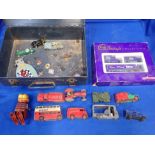 A COLLECTION OF DINKY TOYS AND OTHER ITEMS