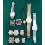 A QUANTITY OF GENTLEMAN'S AND LADY'S WRIST WATCHES