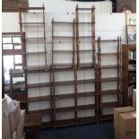 A COLLECTION OF VICTORIAN STYLE OPEN SHELVES