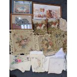 A COLLECTION OF NEEDLEPOINT CUSHION COVERS