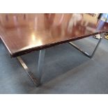 A 20TH CENTURY MODERNIST STYLE DINING TABLE