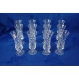 A SET OF TWELVE ROYAL BRIERLEY SHERRY SCHOONERS