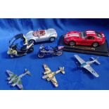 A COLLECTION OF DIECAST MODELS