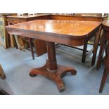 A REGENCY ROSEWOOD CENTRE TABLE