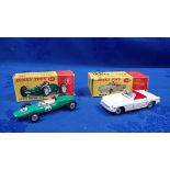 DINKY TOYS 'LOTUS RACING CAR' AND M.G.B SPORTS CAR'