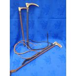TWO SWAINE RIDING CROPS