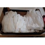 A QUANTITY OF BABY LINEN AND DRESSES