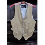 A GENTLEMAN'S 'DOESKIN' WOOLEN WAISTCOAT