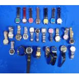 A QUANTITY OF GENTLEMAN'S WRISTWATCHES