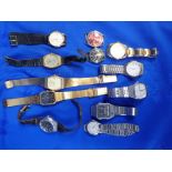 A QUANTITY OF GENTLEMAN'S WRIST WATCHES