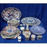 A COLLECTION OF BLUE AND WHITE CERAMICS
