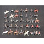 A COLLECTION OF BRITISH CAVALRY DIE-CAST MODELS