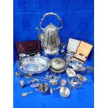 A COLLECTION OF SILVER PLATED WARE