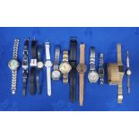 A QUANTITY OF MIXED WRISTWATCHES