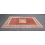 A BELGIAN RUG, IN NEOCLASSICAL STYLE; 'ROYAL PALACE' DESIGN