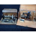 A WILLCOX AND GIBBS SEWING MACHINE
