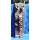 A CARVED AFRICAN TRIBAL DOOR