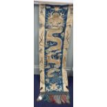 A CHINESE EMBROIDERED WALL HANGING