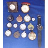 A QUANTITY OF VARIOUS POCKET WATCHES